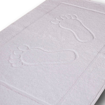 Dywanik łazienkowy stopki biały| Sklep internetowy - ceny - online